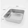 Baking tray With Wire Rack 304 Stainless Steel cake Baking BBQ Pan Tray plate Oven brownie Rack Cooking Roasting Grilling Tool