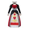 Red Queen of Hearts Costumes for Women Alice In Wonderland Costume Sexy Royal Cosplay Clothing Women Halloween Fancy Dress