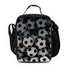 Soccer Ice Pack Insulation New Style Sports Style Youth Football Print Best Partner for Male and Female Students Going To School
