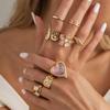 Light Luxury Irregular Geometric Imitation Pearl Opening Ring - Niche Design, Elegant and Versatile for Women, Daily Dating Jewelry Accessories