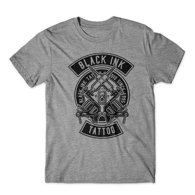Schwarze Tinte Tattoo T-Shirt 100% Baumwolle Premium T-Shirt Neu