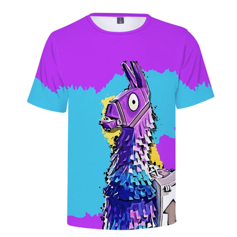 Fortnite T Shirt For Teens With 3d Print Summer Breathable Cotton Tee