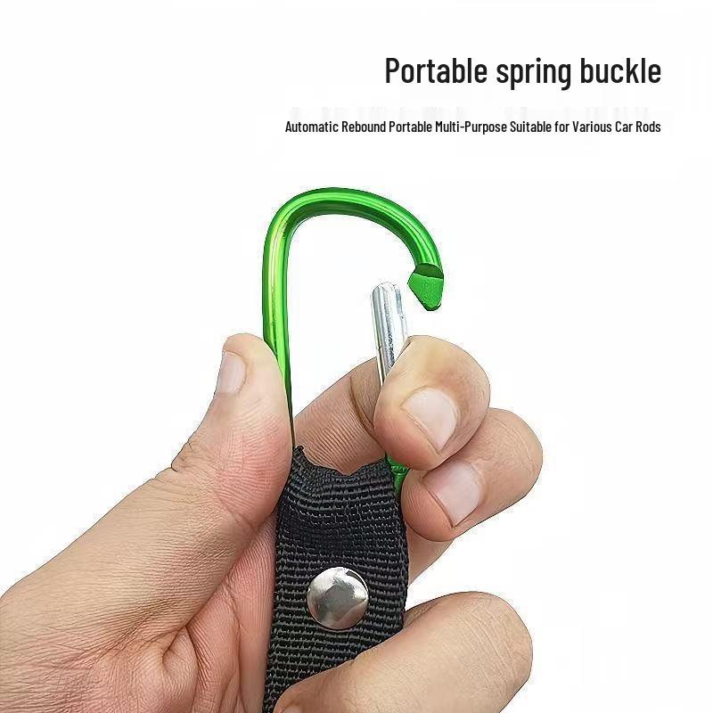 Universal Electric Vehicle Battery and Helmet Hanging Hook with Locking Buckle.