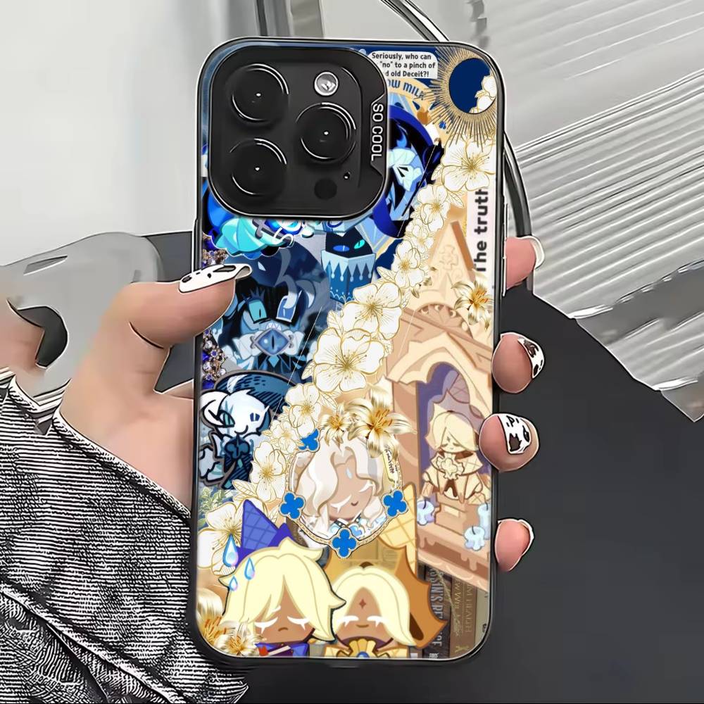 Game C-Cookie R-Run Kingdom Phone Case For iPhone 17,16,15,14,13,12,11 Plus,Pro Max,XS,Colorful Silver Black Cover