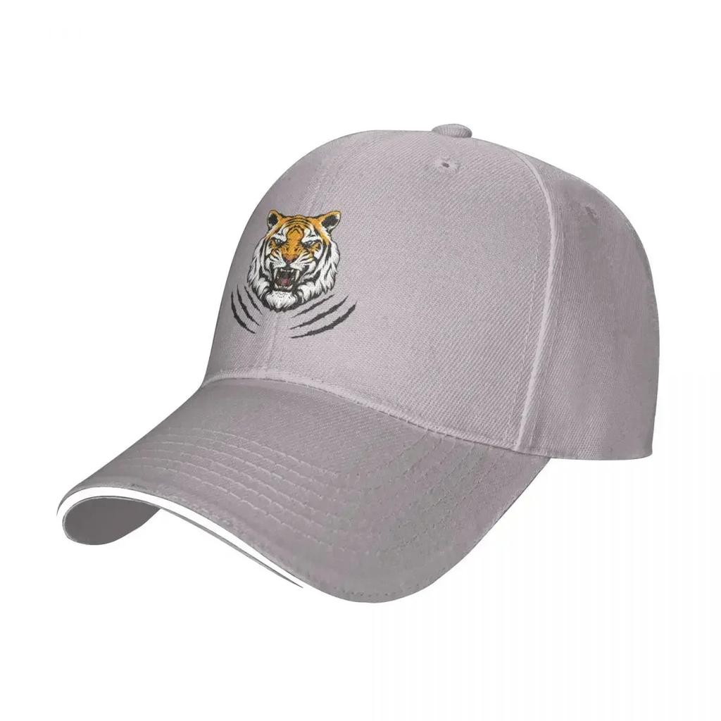 Fierce Tiger Hiking Baseball Cap For Unisexs Outdoor Coquette Beach Sunscreen Hat Sport Hip Hop Trucker Cap