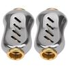 Stainless Steel Fishing Rocker Arm Handle Reel High Strength AntiCorrosion Modified Parts(Gun Gold )