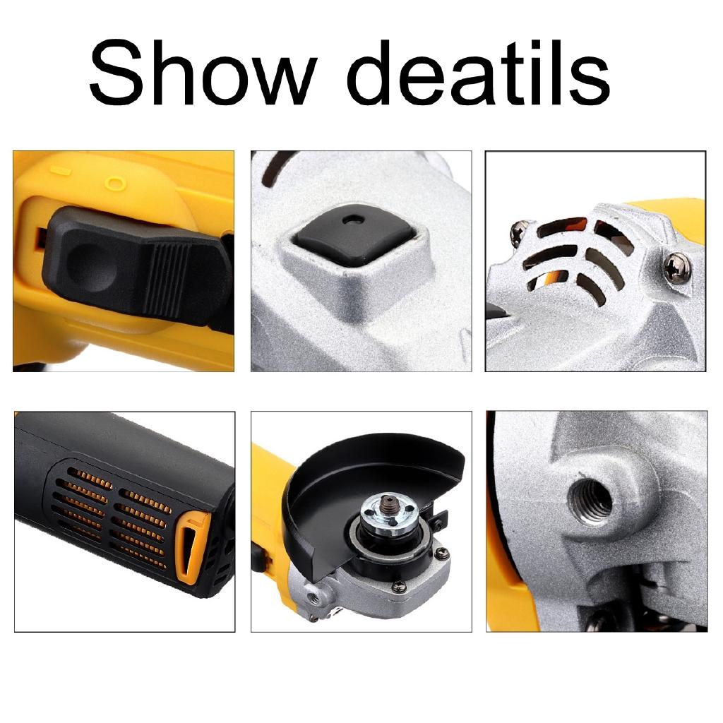 11000r/min 1680W Angle Grinder Electric Angle Grinding Cutting Power Tools 100mm Diameter 220V/50Hz