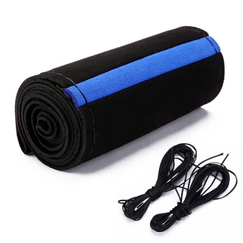 

TATACLEA Оплетка на руль, Плетеная, Ручной работы, Дышащая, Ткань из искусственной замши, Диаметр 38 см, Ультратонкая текстура, Противоскользящая, Легко