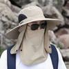 Fishing Hat for Men Breathable Sun Hat with Face Cover Neck Flap Wide Brim Bucket Hat  Protection for Fishing Hiking Camping