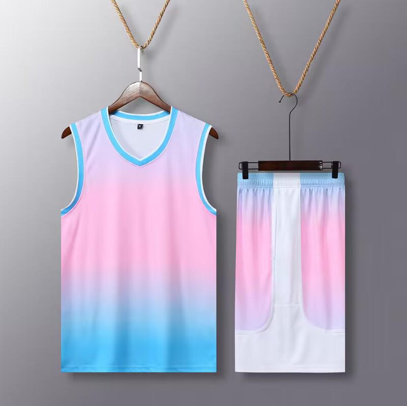 Summer Basketball Training Jersey Set for Men, Women, and Children