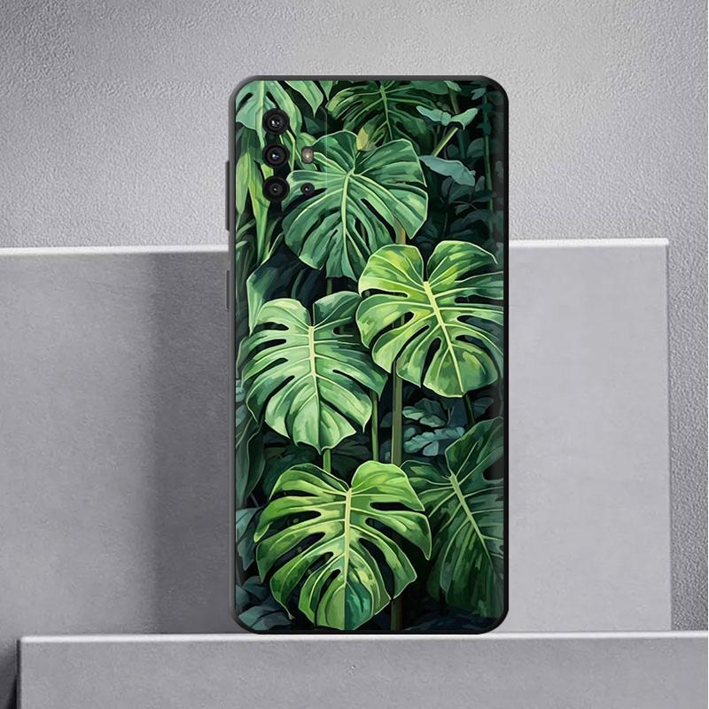 Tropical Plant Painting Phone Case For iPhone Samsung Galaxy Redmi Xiaomi Oppo OnePlus Note S A 7 8 9 10 11 12 13 14 20 21 22 23 53 54 Pro Max Ultra