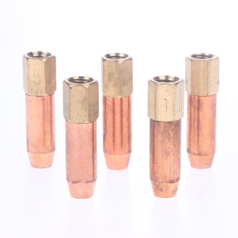 Yh01-2 Gas Brazing Torch Nozzle Welding Accessory Pure Copper Torch Tip 1# 2# 3# 4# 5# Propane Acetylene Oxygen Welding