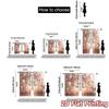 2pcs   2D FLAT PRINTING Curtains (Without Rod) Birthday Bliss(1) Popular Curtains Digital Printed Polyester Easy Install Curtains