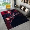 Tappeto Antiscivolo Retrò The King E-Elvis Presley per Soggiorno, Camera da Letto, Sala Giochi, Tappeto Morbido Pavimento Tappeto Decorazione Casa Stanza Bambini