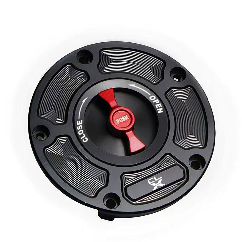 CNC Motorcycle Fuel Gas Tank Cap Cover Fuel Filler Keyless Cover Protections For CLX 250 700 CLX 250CL-X 700CL-X ALL Years
