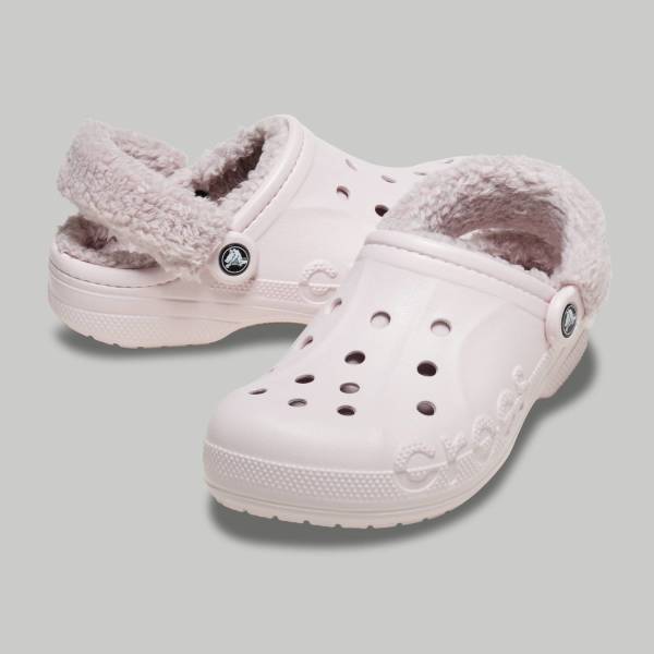 Кроксы Baya Lined Fuzz Strap Clog Beary Pink 206633 6pi M7W9(260mm)