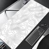 Xxl Desk Mat Black And White Strata Liquid Mousepad Large Abstract Mouse Pad Gaming Deskmat With Lockedge Office NonSlip Xaxc