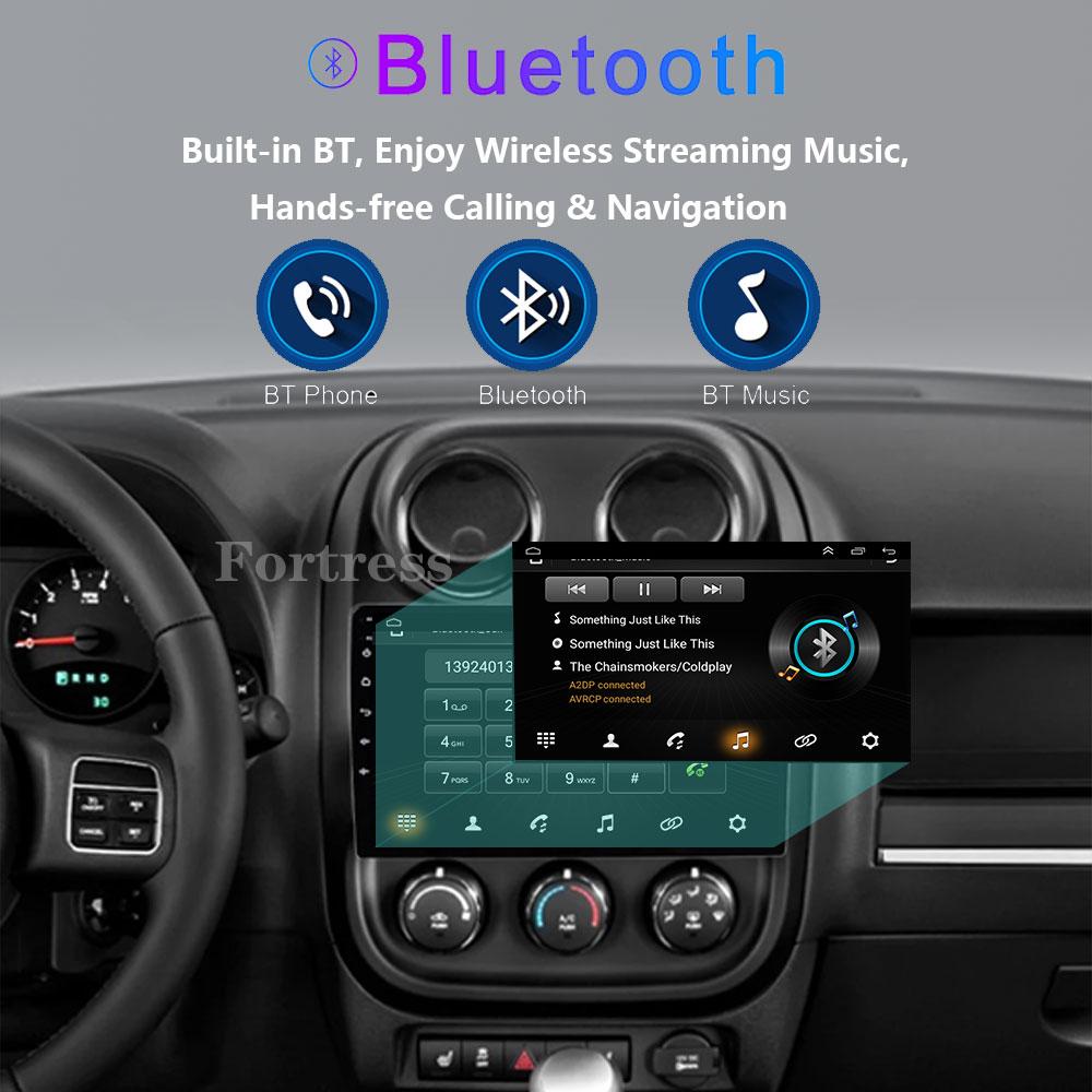 Car Radio For Jeep Compass Patriot 2010-2016 Autoradio Stereo 2 Din Player GPS Navigation Carplay DSP OBD No CD Player