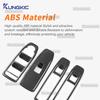Car Window Lifting Panel Carbon Fiber Style For 2024 2025 2026 Dacia Duster 3 Dacia Bigster 2025 2026 Interior Trim Sticker