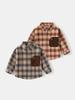 Boys' Long Sleeve Plaid Cotton Shirt - Spring Casual Kids' Top