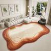 Light Luxury Irregular Living Room Decoration Carpet Fluffy Soft Rugs for Bedroom Minimalist Lounge Plush Rug Home Washable Mat