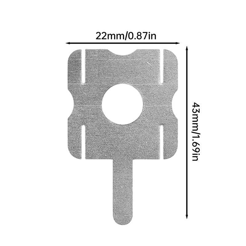 50Pcs 4S 18650 Lithium Battery Pack Replace Spot Welding Nickel Sheet U-Shaped For Computer Battery Welding Tool Accessories