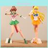 Estatuetas de Anime em PVC de Sailor Moon Kino Makoto e Aino Minako para Colecionadores e para Presentear