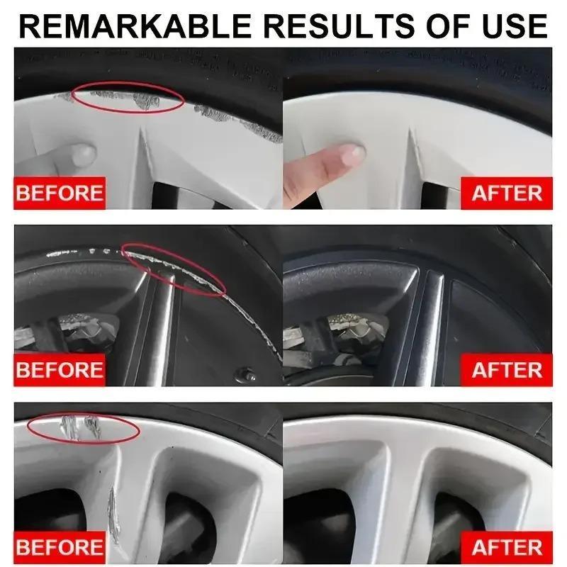 Rim Renewal Paste – Wheel Scratch Repair & Polish Cream for Alloy Rims, Remove Scuffs & Restore Shine, Car Hub Refurbishing Tool
