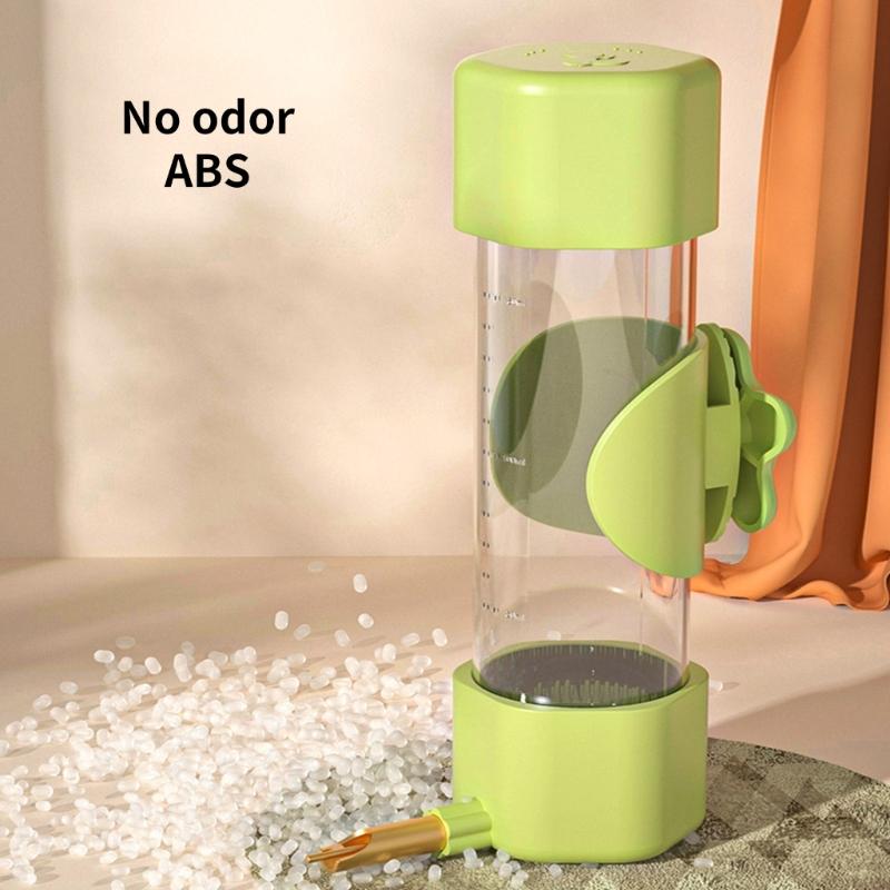 No Drip Small Animals Water Bottle Automatic Water Feeder Dispenser for Birds Ferrets Rabbits 220ml No Mess for Cage