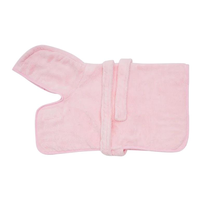 Quick Drying Soft Pet Bath Towel Robe Absorbent Soft Pet Bathrobe Dog Bath Towel Small Medium Dogs Cats