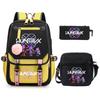 KPop Demon Hunters Korean version of student school bag children's backpack pencil bag set