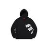 Old English Wrap Hooded Sweatshirt 'Black White' Men's SUP-SS21-826
