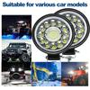 Auto Work Light 99W Led Light Round Square LED Offroad LED Bar 4 Inch Spot Flood Fog Lamp12-24V Off Road 4x4 Barra LED Headlight