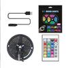 5V RGB LED Light Strip Set: Color-Changing USB Bluetooth Smart Background for Desk and Wall Decoration.