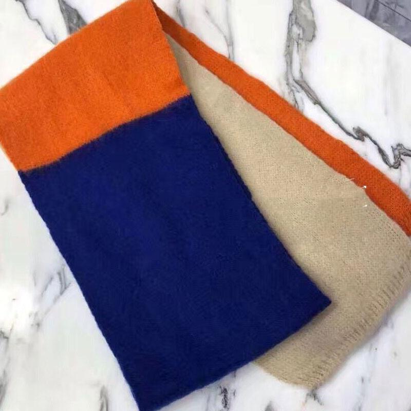 Korean Style Winter Warm Wool Scarf For Women Design Striped Elastic Knitted Scarves Female Bandana Thick Neckerchief Shawl