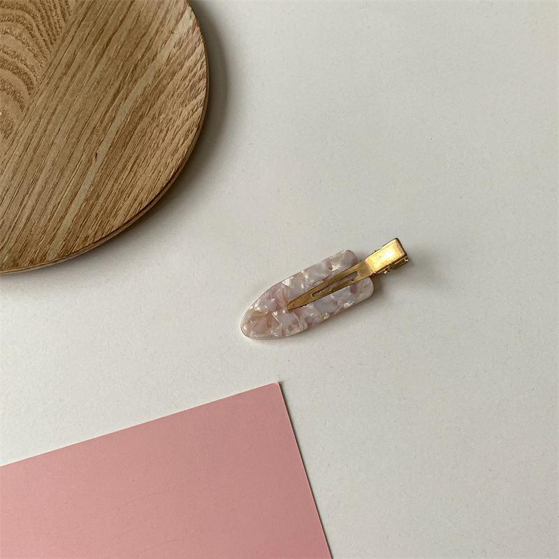 

Инструмент для укладки волос Простая розовая бесшовная заколка для волос для женщин из ацетатного листа, без изгиба, заколка для челки, заколка-уточка, шпильки A5