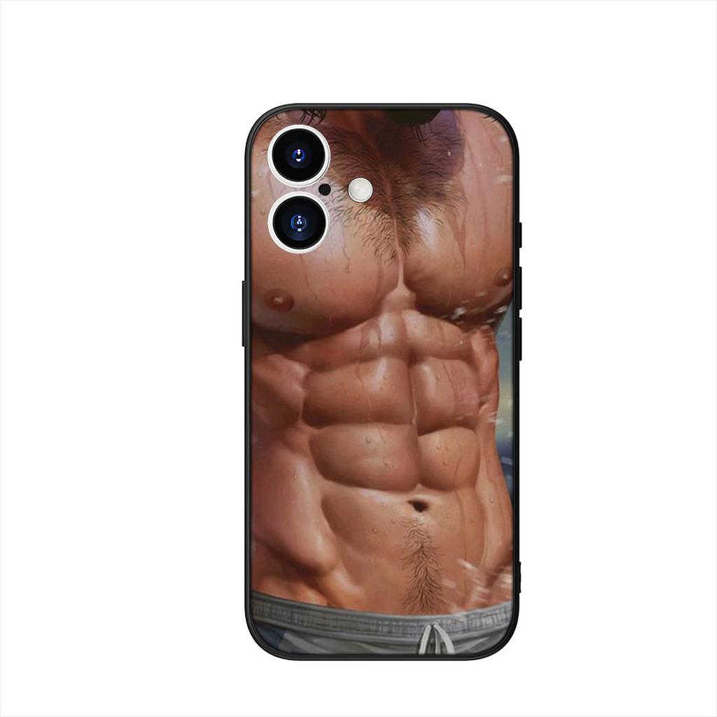 Romance Club sexy Muscle Man Himbo Cover Phone Case for Apple iPhone 17 16 15 11 Pro XS Max XR 6 7 8 Plus + SE 2020 5 16E