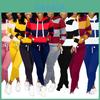 Stylish Women Striped Tracksuit With Hoodies And Pants For Casual And Sports Wear