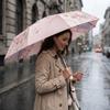 Floral Print Double-layered Sun Umbrella Foldable Dual-purpose Sunshade  Summer Outings