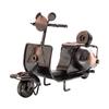 Motorcycle Figurine Iron Motorcycle Statue Retro Style Collectible Motorcycle Figurine Decoration Motorbike Prop Model