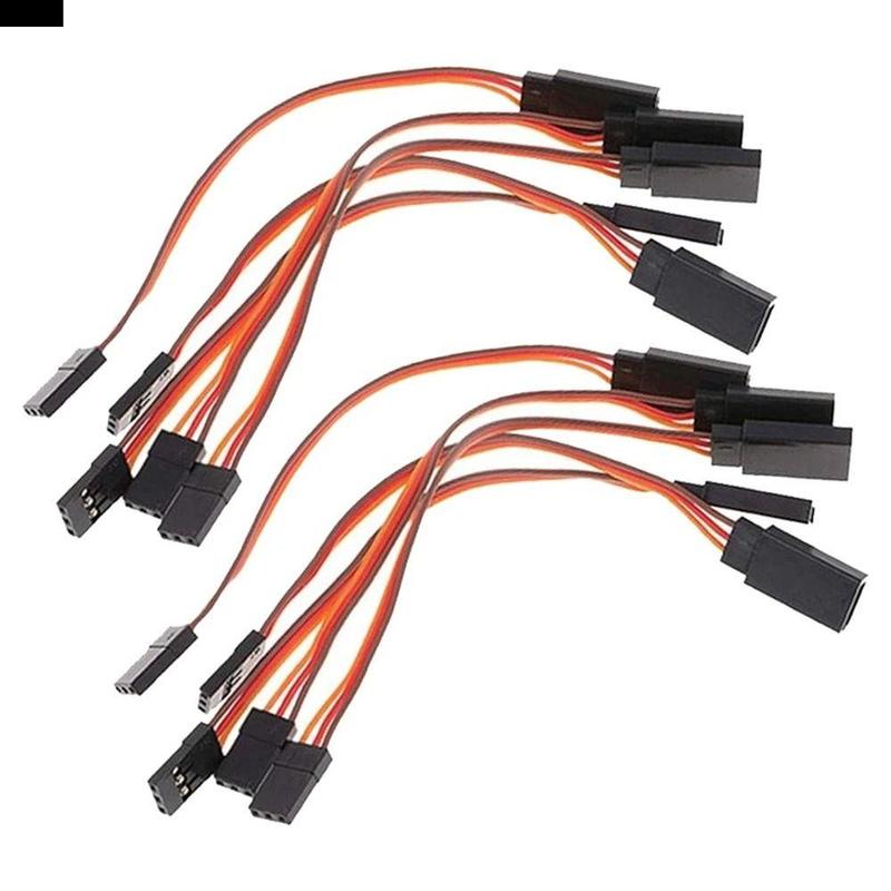 

3 Pin for RC Car JR Futaba Male to Female Airplanes JR Wire Connector RC Wire Cable Servo Extension Lead Servo Connection Cable 100mm