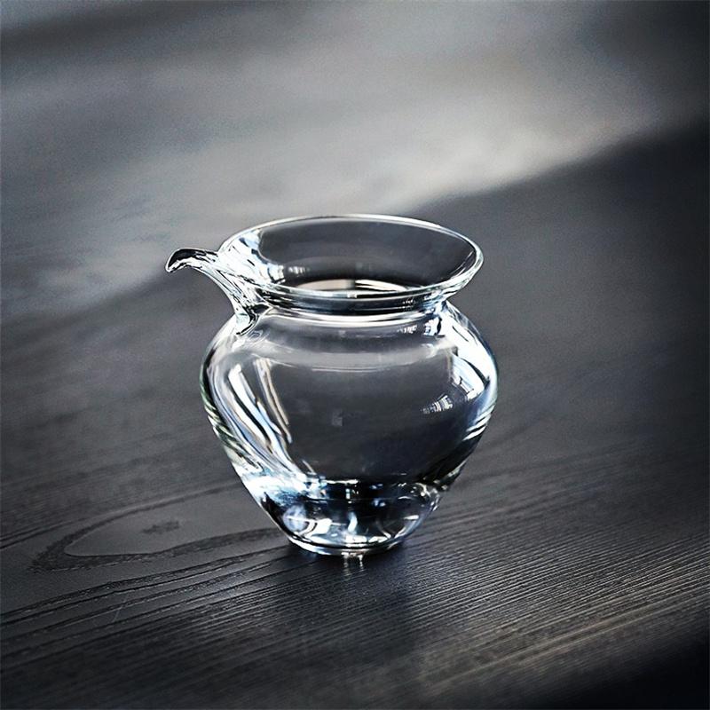 

Japanese Style 220ML Fukubukuro High Borosilicate Glass Fair Cup Tea Pitcher Chahai Serving Teacup Kung Fu Tea Set Teaware 220ML