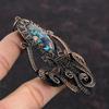 Copper Multi Turquoise Pendant Copper Wire Wrapped Gemstone Pendant Multi Turquoise Jewelry Octopus Pendant For Gift Handmade Copper Jewelry