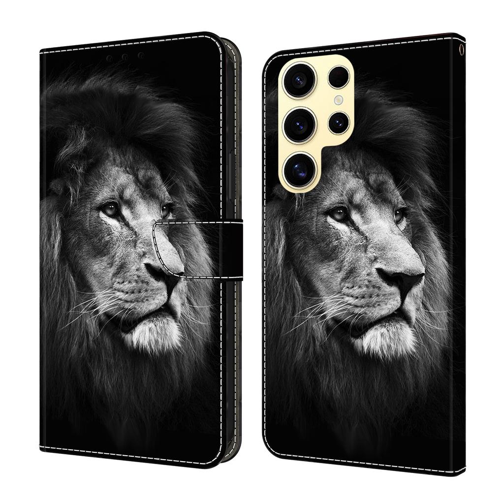 For Samsung Galaxy S25 Ultra Wallet Case Pattern Printing Stand Leather Flip Phone Cover