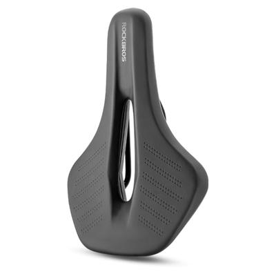 Rockbros Bicycle Saddle Low Shock Wave Suitable for Road Mountain and Hybrid Bikes and - Rebound, Comfortable, Perforated, Absorbing, Water-Repellent,