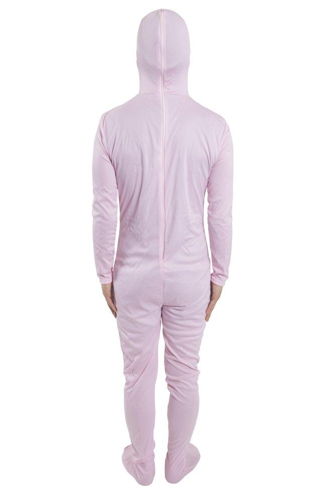 Clearstone Cosplay Halloween Full Body Zentai Size Pink Suit, Unisex, L,