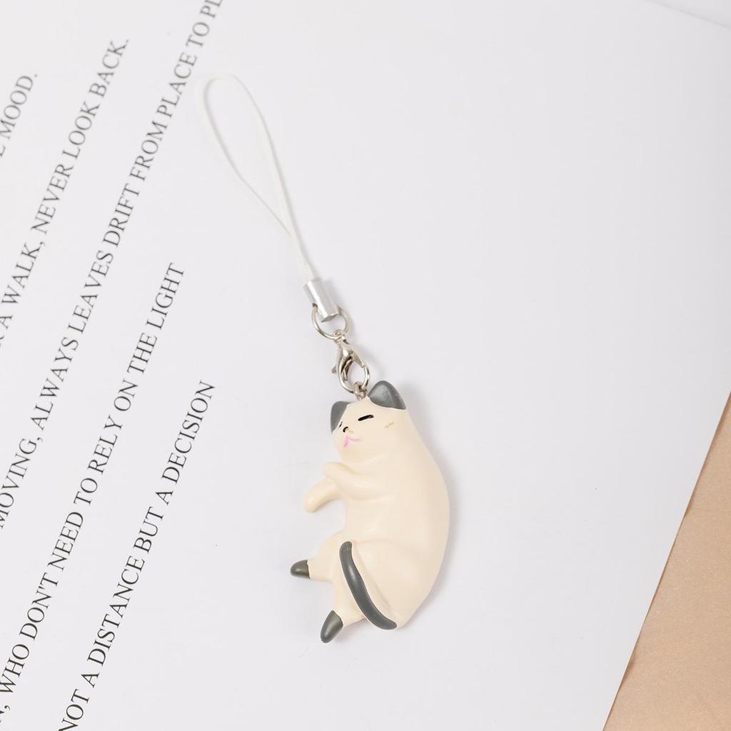 Original Cute Cat Resin Keychain & Bag Charm Gift