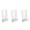 10pcs Greenhouse Base Clips Sliver Metal Fixings Attaches Kit Tool