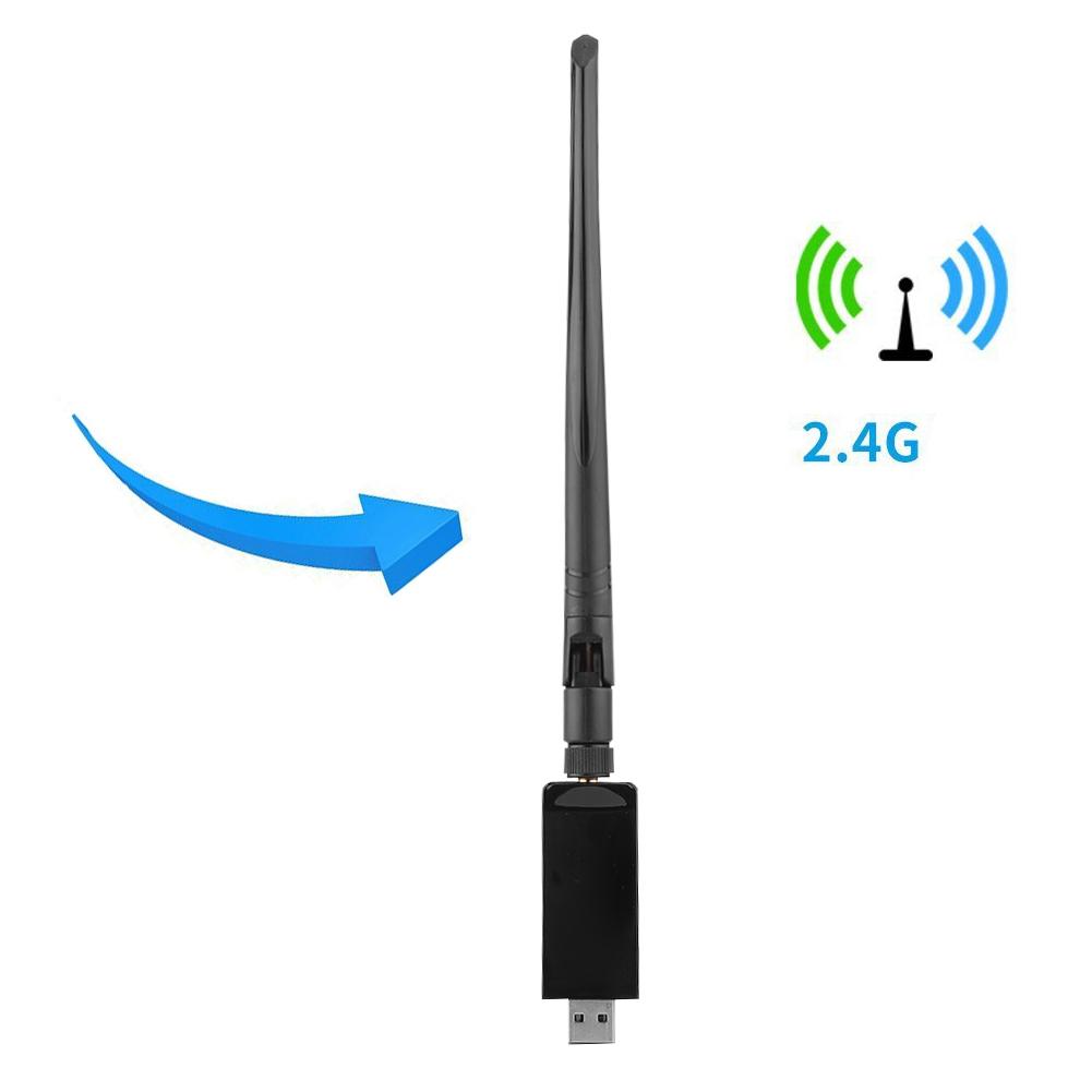 RTL8821AU Wireless Network Adapter Dual Band 600Mbps USB WIFI Adapter Compatible with Bluetooth