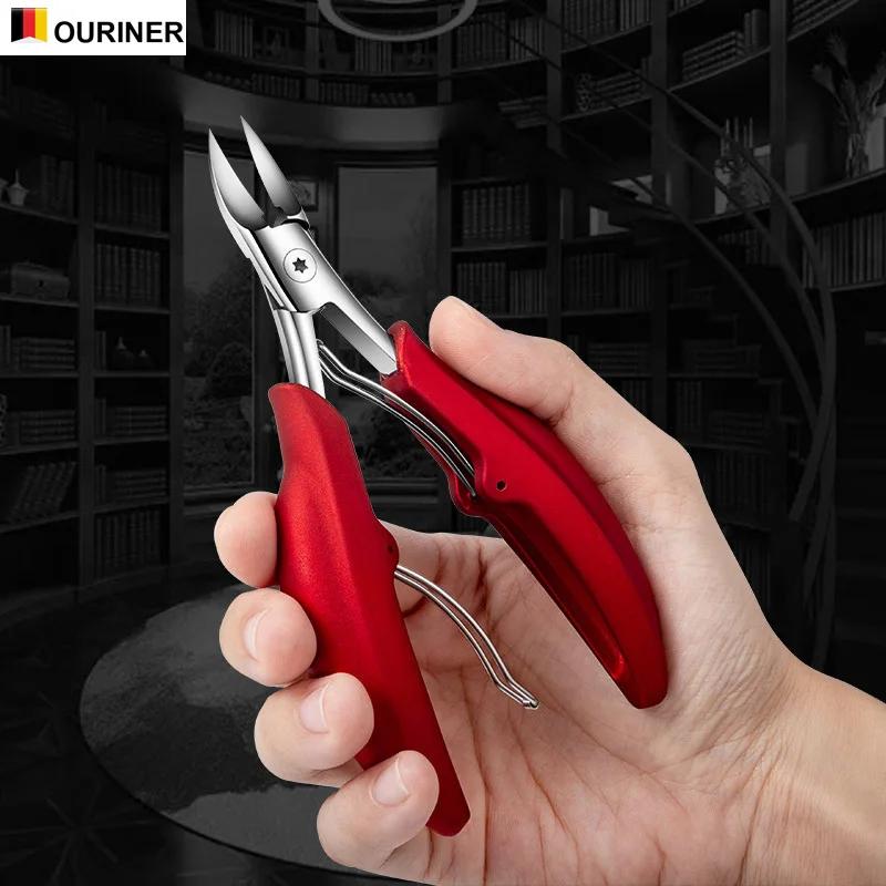 Stainless Steel Ingrown Toenail Nail Clippers Trimmer Cutters Manicure Pedicure Cuticle Nipper Paronychia Dead Skin Remover Tool